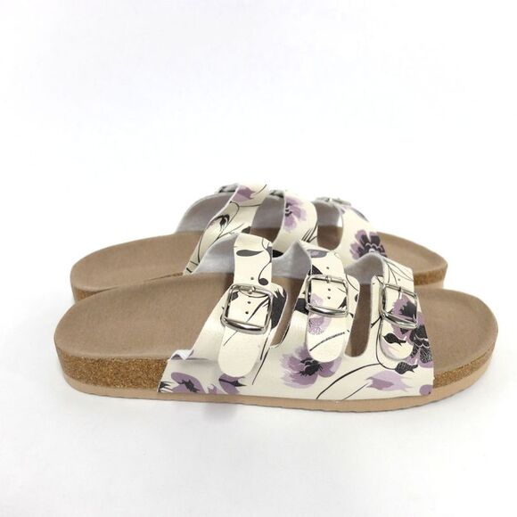 Gold Coast Women's Floral Slide Sandals, Size 8 - Picture 6 of 8